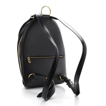 Louis Vuitton Epi Mabillon Backpack Black 3 of 10