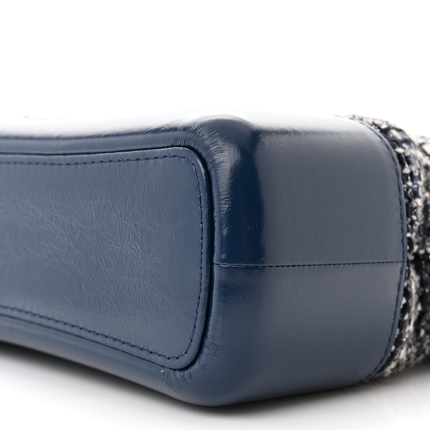 Tweed Calfskin Medium Gabrielle Hobo Blue