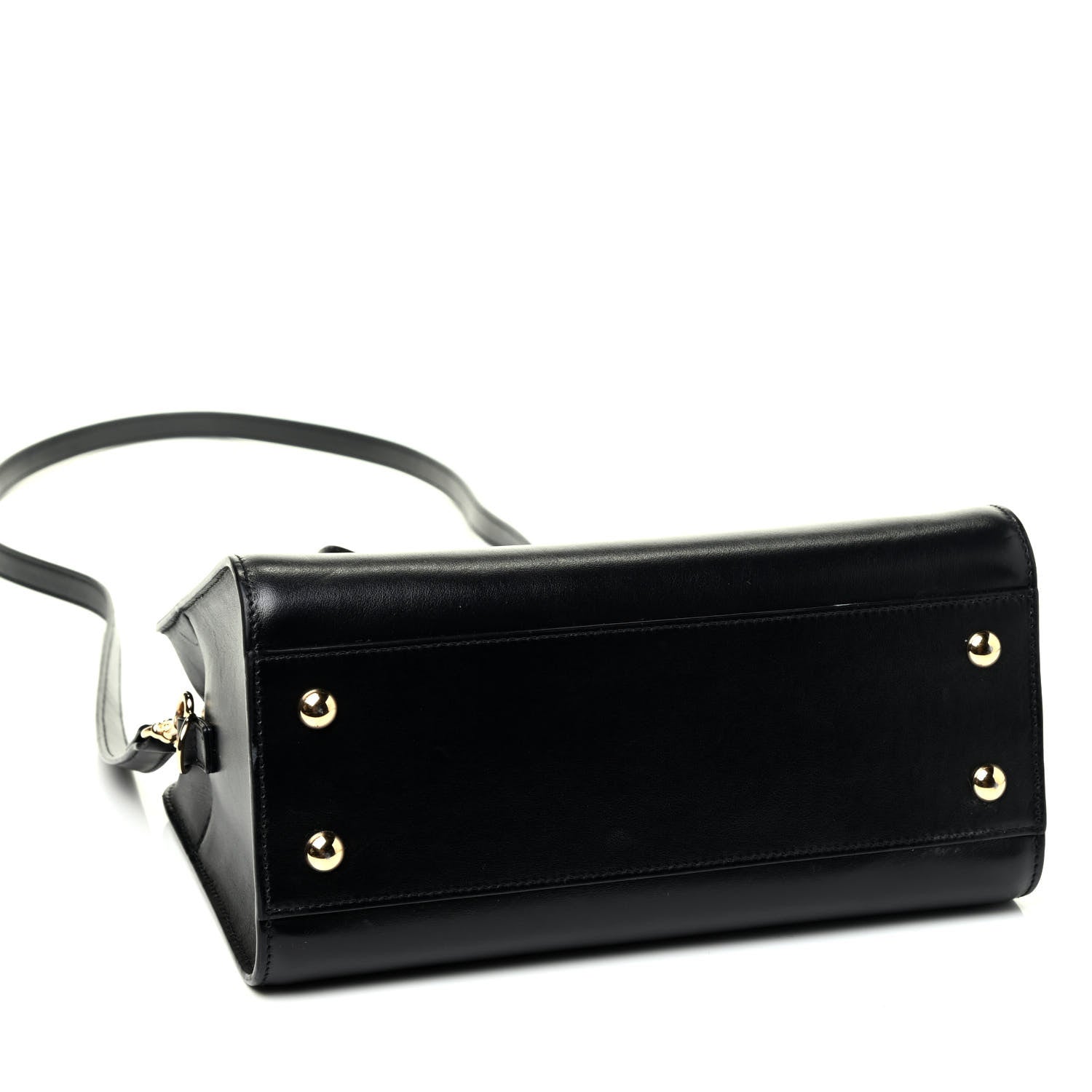 Saint Laurent Calfskin Baby Monogram Cabas Black 3 of 4