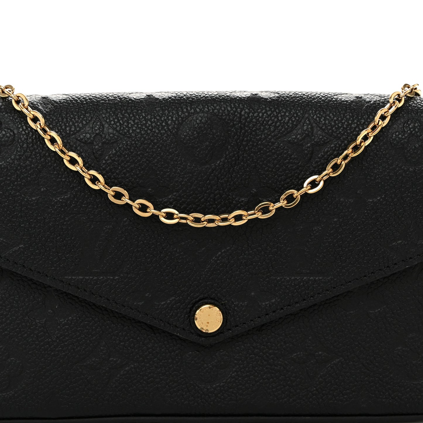 Empreinte Pochette Felicie Chain Wallet Black