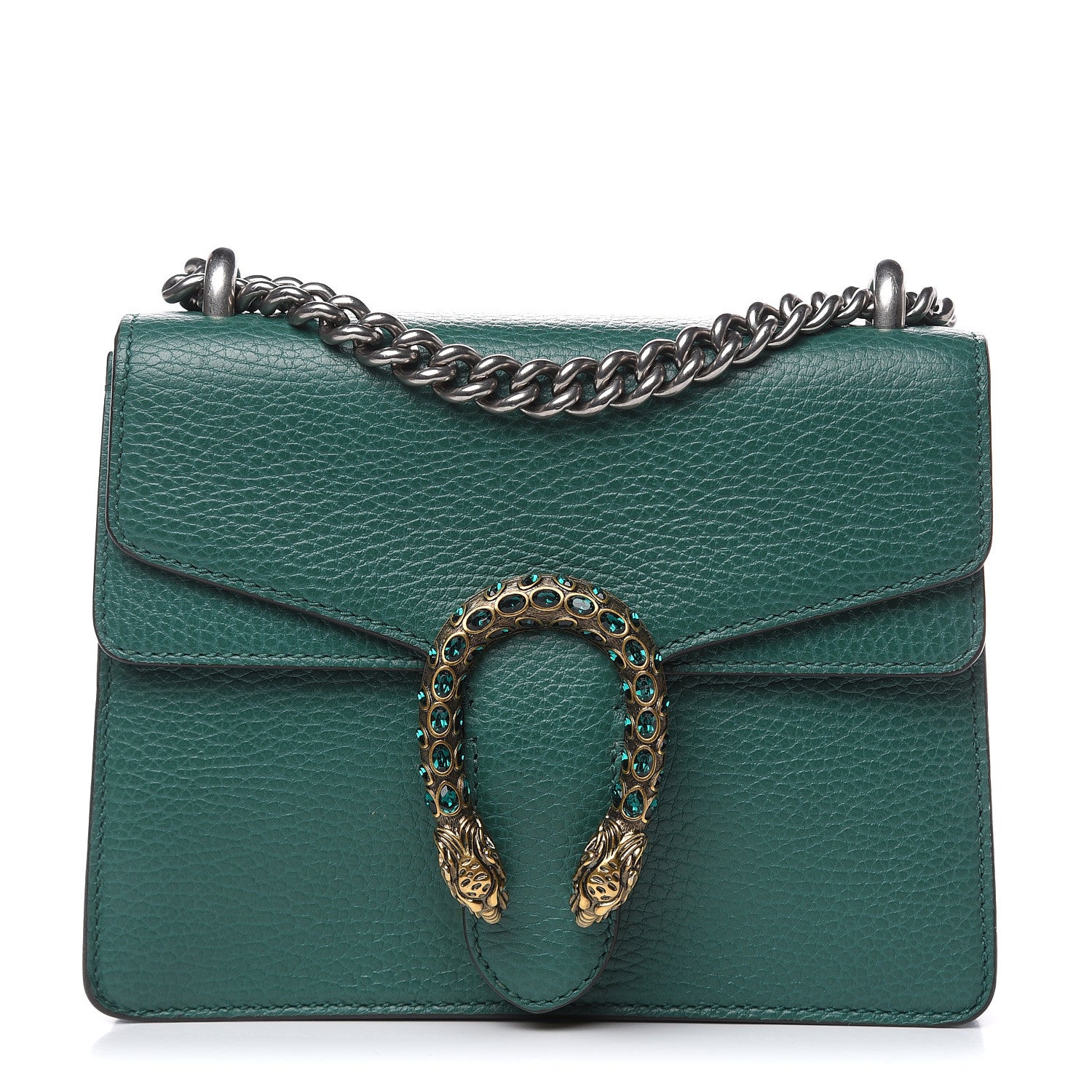 Gucci Calfskin Mini Dionysus Shoulder Bag Emerald 1 of 10