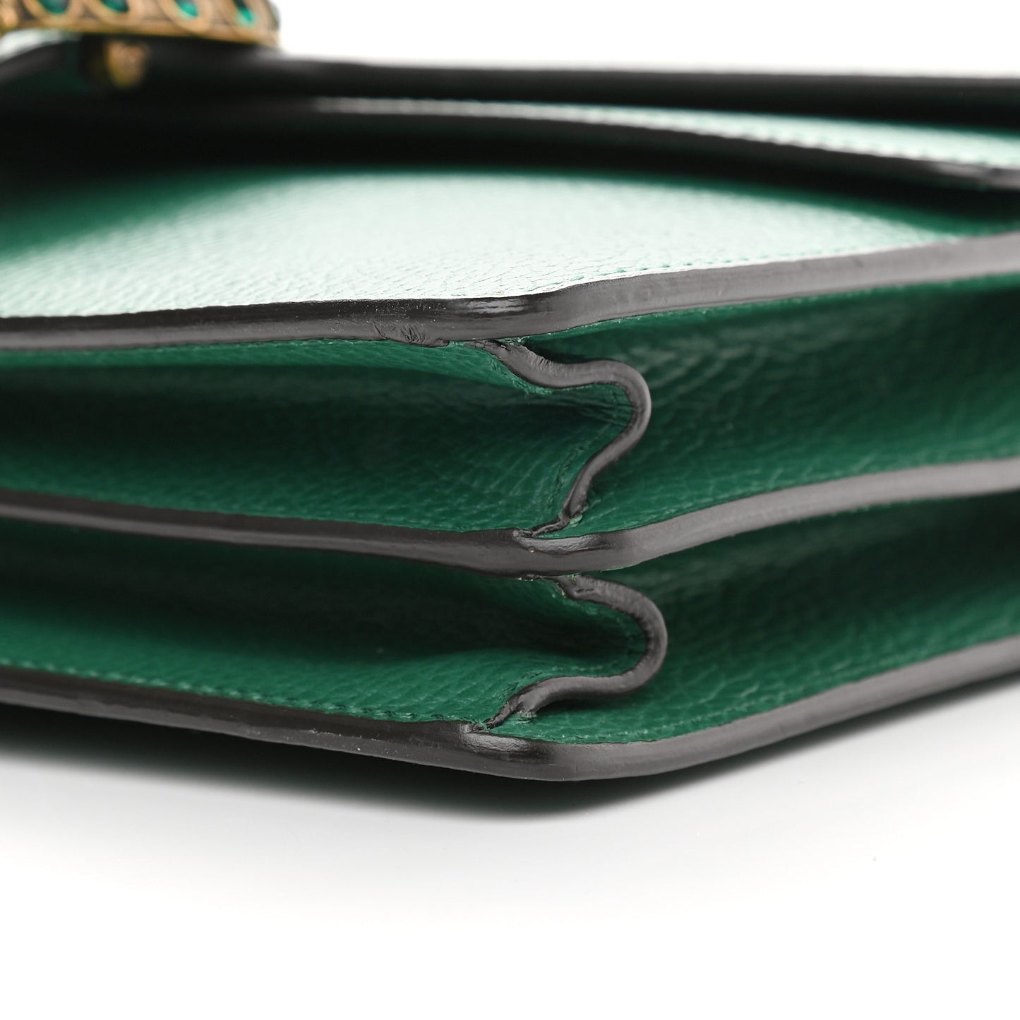 Pebbled Calfskin Small Dionysus Shoulder Bag Emerald