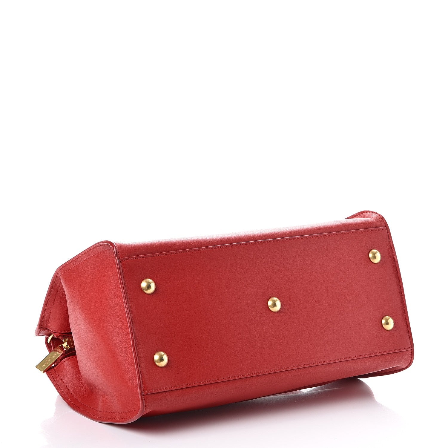 Saint Laurent Calfskin Small Classic Y Cabas Red 4 of 13