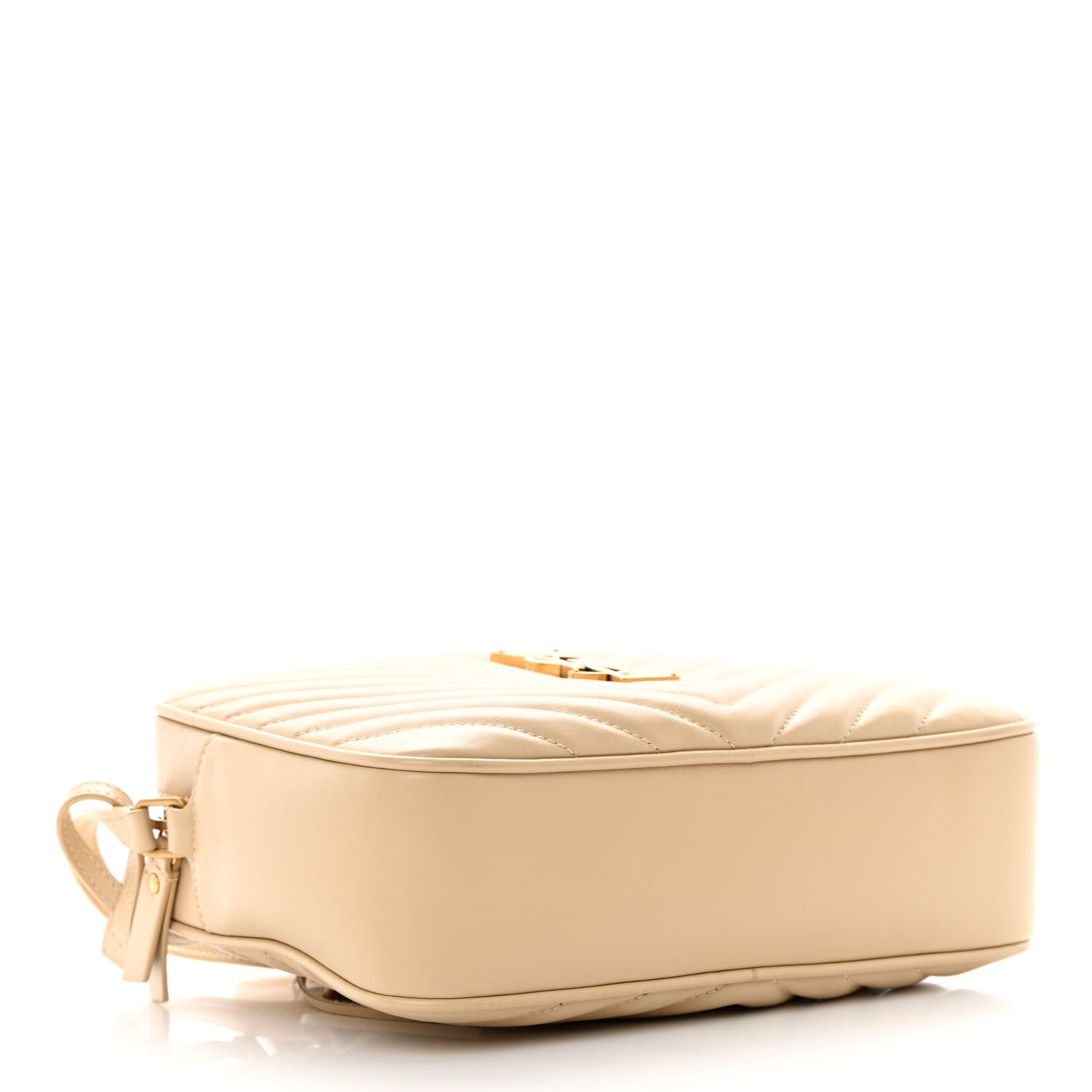 Saint Laurent Calfskin Matelasse Monogram Lou Camera Bag Nude Powder 4 of 12