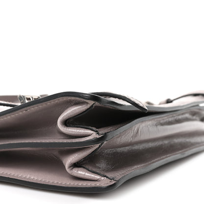 Prada Glossy Calfskin Medium Sound Shoulder Bag Peltro 9 of 11