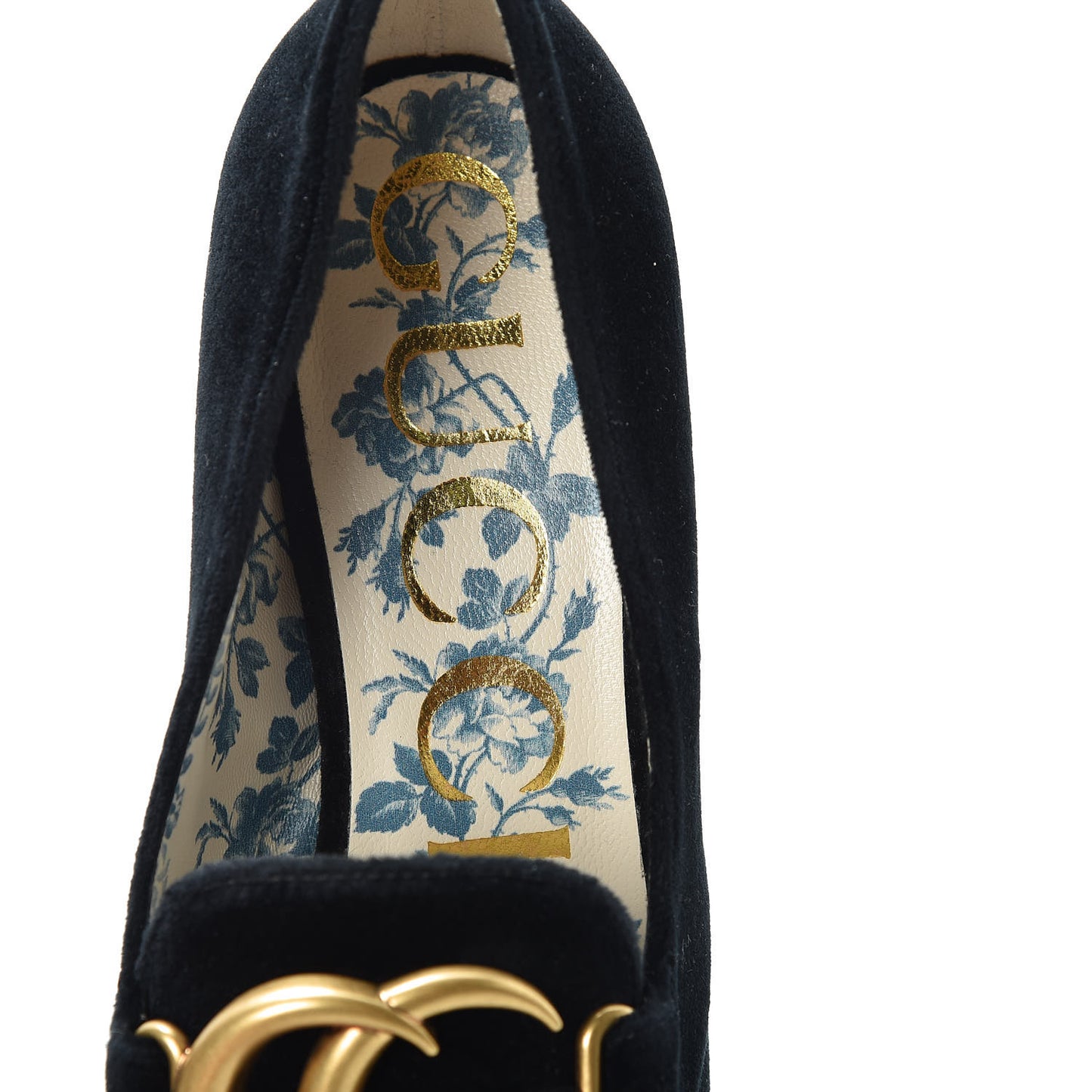 Softy Velvet GG Victoire 55mm Loafer Pumps 36.5 Black