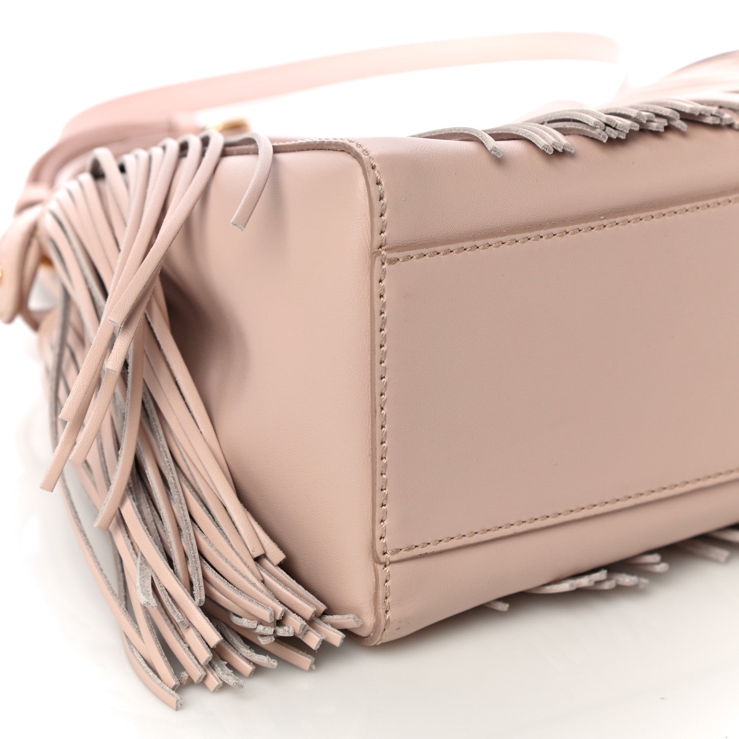 Fendi Nappa Fringe Mini Peekaboo Rosa Quarzo 8 of 11