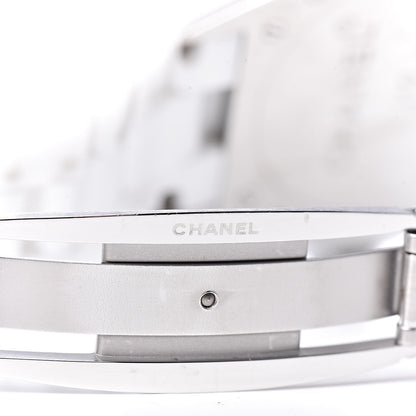 Chanel Stainless Steel Ceramic Diamond Pave Bezel 38mm J12 Automatic Watch White 7 of 7
