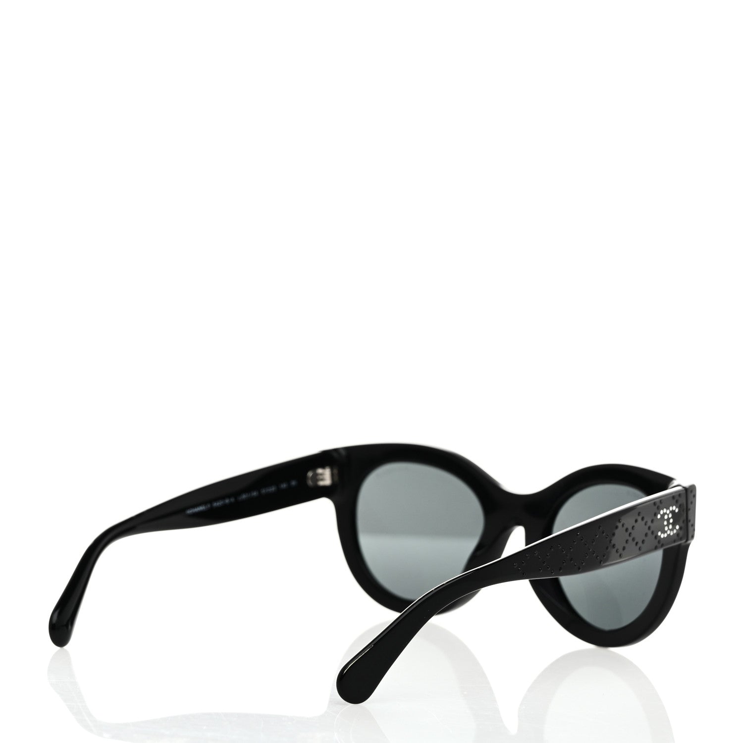 Chanel Crystal CC Sunglasses 5420-B-A Black 3 of 8