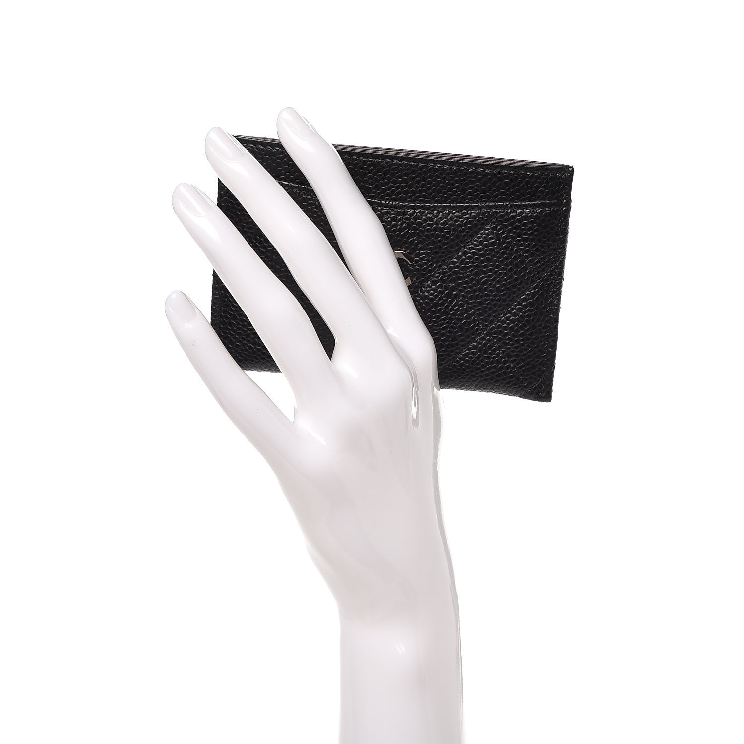 Chanel Caviar Quilted Card Holder Black 2 of 9