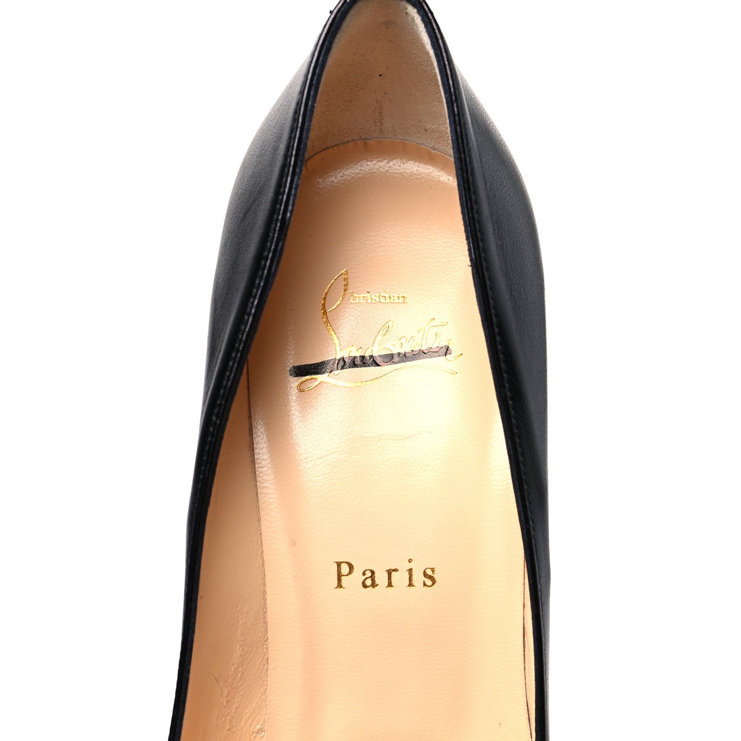 Shiny Nappa Pigalle Follies 100 Pumps 38.5 Black