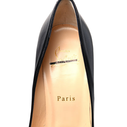 Christian Louboutin Shiny Nappa Pigalle Follies 100 Pumps 38.5 Black 7 of 7