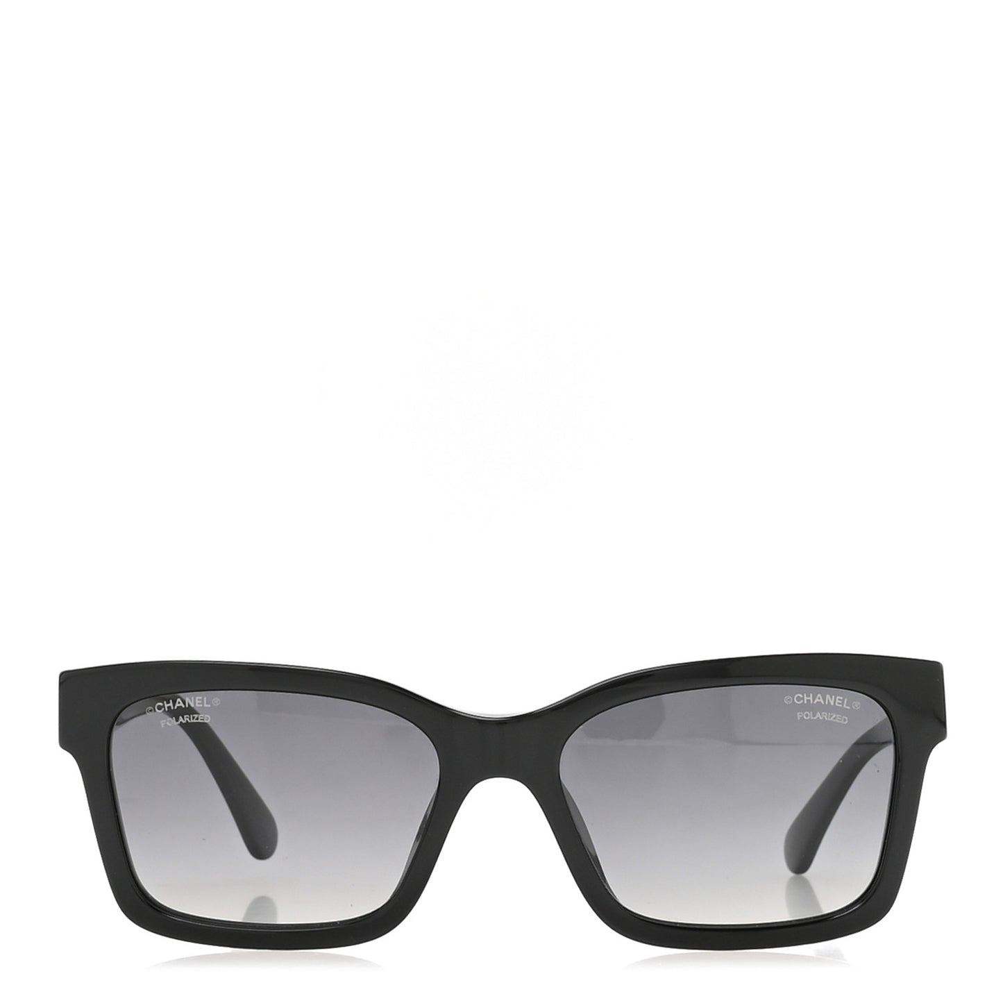 Acetate Polarized Square Sunglasses 5417-A Black
