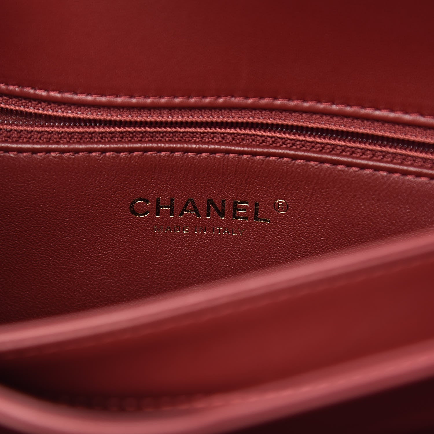 Chanel Lambskin Quilted Medium Trendy CC Flap Dual Handle Bag Burgundy 6 of 12
