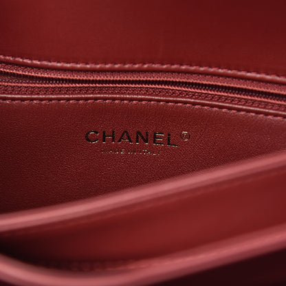 Chanel Lambskin Quilted Medium Trendy CC Flap Dual Handle Bag Burgundy 6 of 12