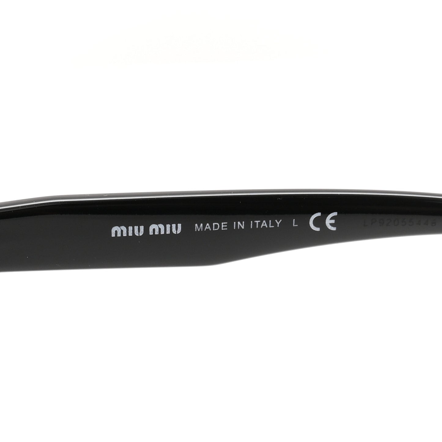 Acetate Cat Eye Sunglasses SMU 05X Black