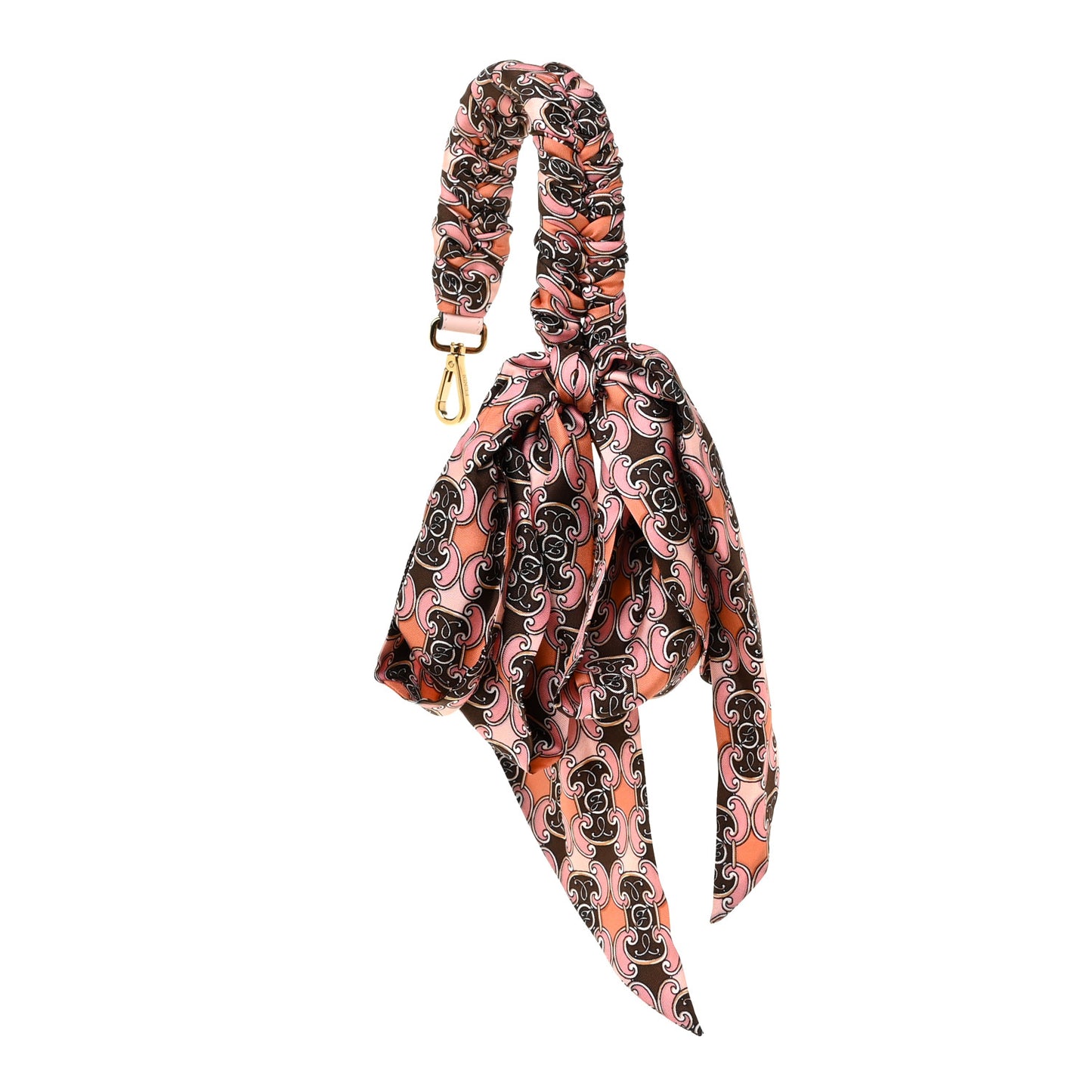 X JOSHUA VIDES Silk Calfskin Strap You Pink Multicolor