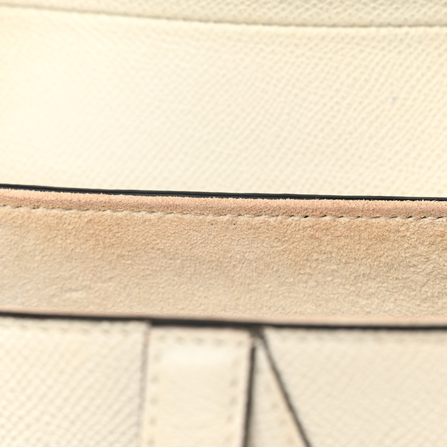 Christian Dior Grained Calfskin Saddle Bag White 11 of 12