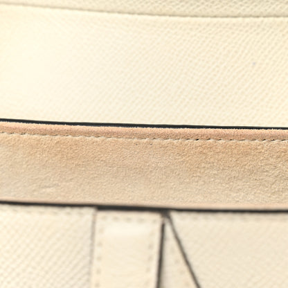 Christian Dior Grained Calfskin Saddle Bag White 11 of 12