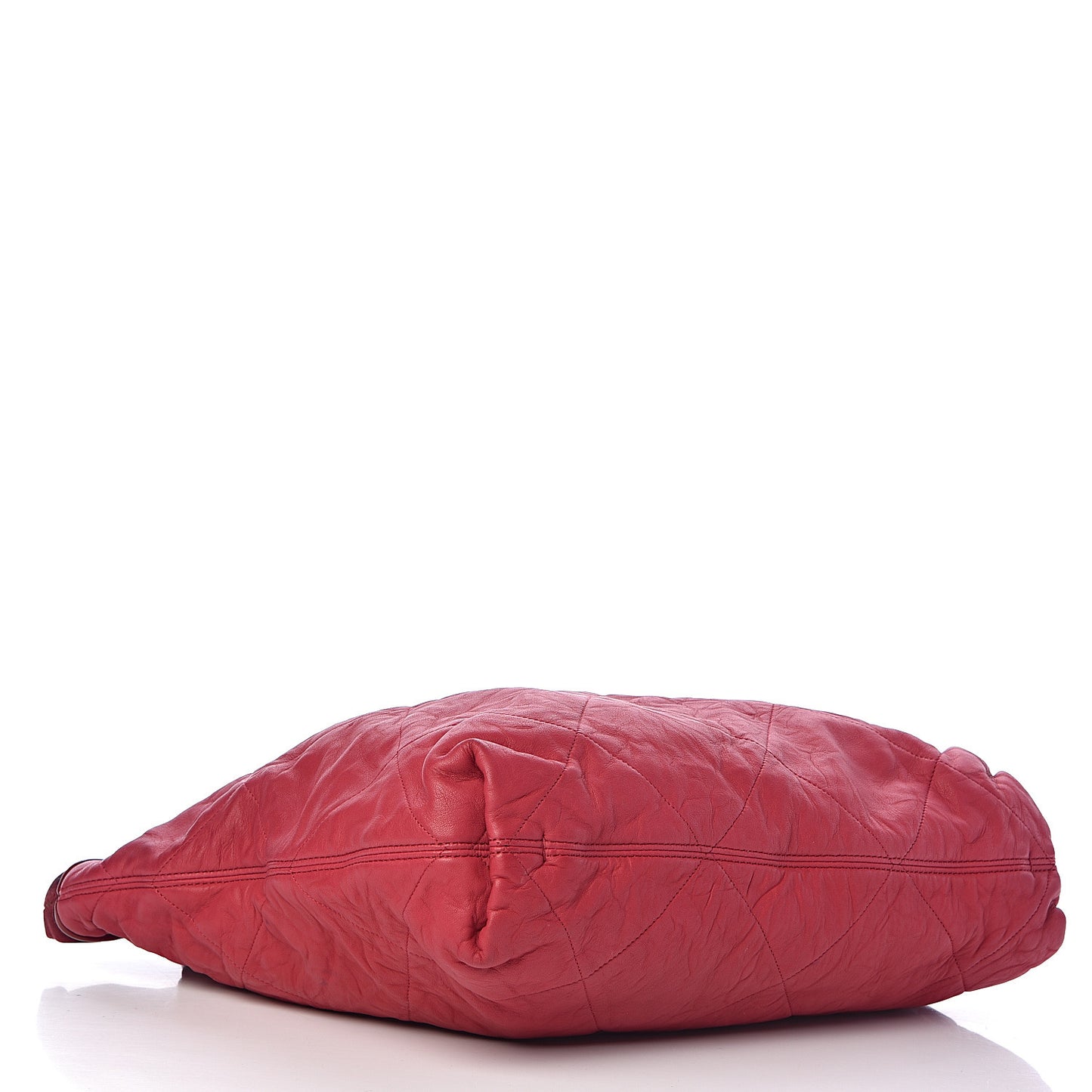 Lambskin Quilted Amalia Cabas Tote Cherry