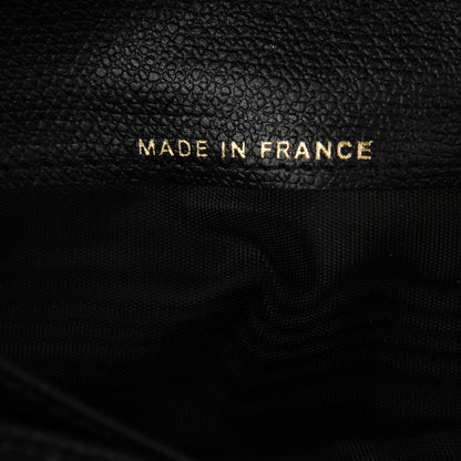 Chanel Grained Calfskin CC Button Yen Wallet Black 7 of 9