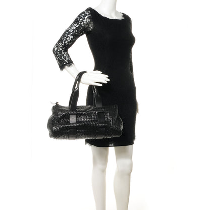 Bottega Veneta Nappa Intrecciato Satchel Nero Black 2 of 9
