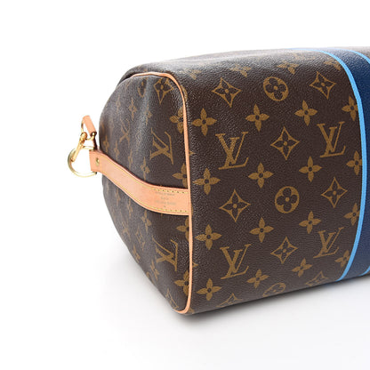 Louis Vuitton Monogram My LV Heritage Speedy Bandouliere 30 Marine Blue Clair 8 of 14