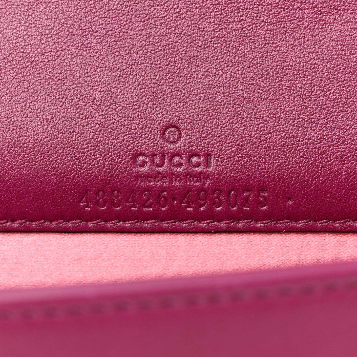 Velvet Matelasse GG Marmont Mini Bag Fuchsia Violet Cyclamen