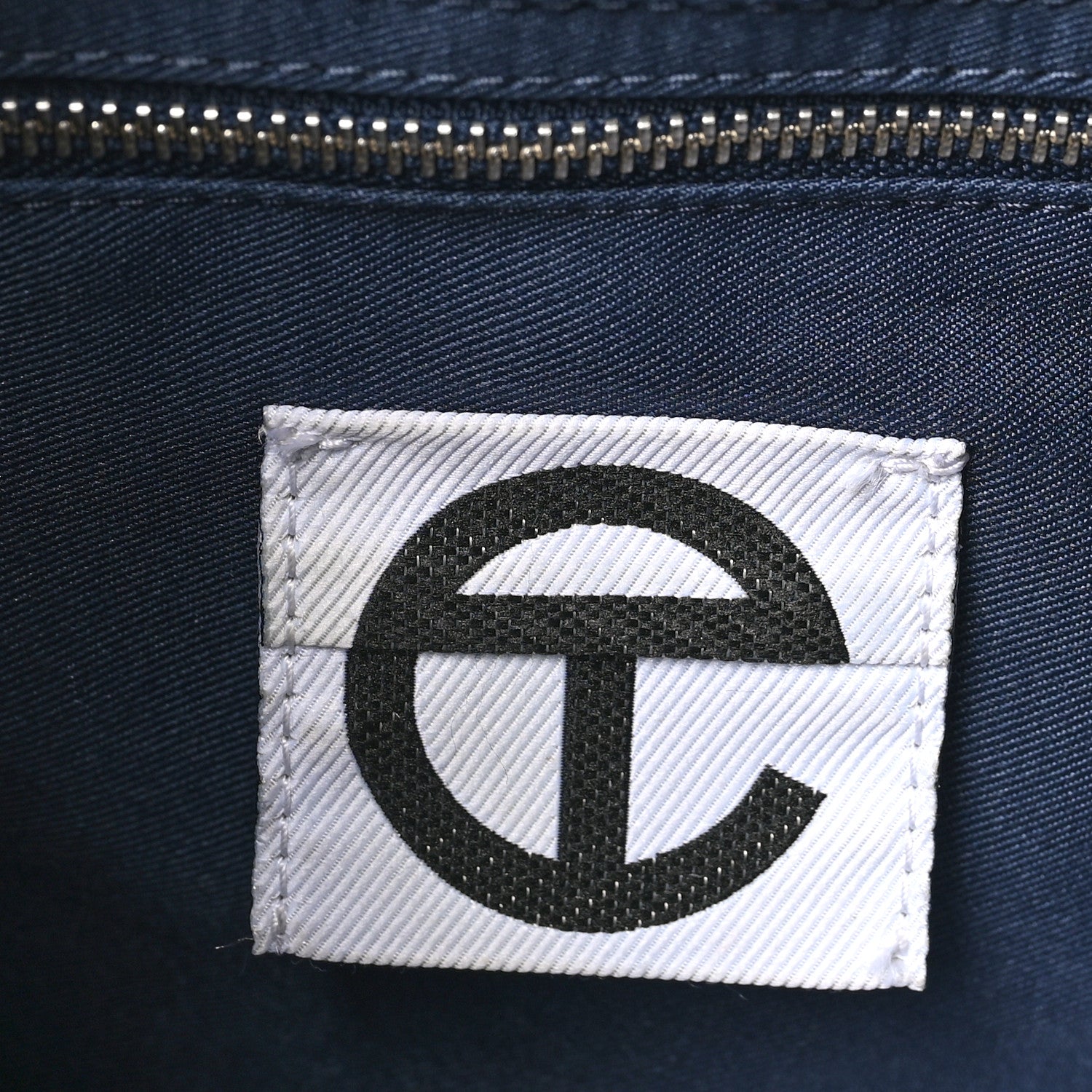 Telfar Vegan Leather Medium Shopping Bag Navy 6 of 9