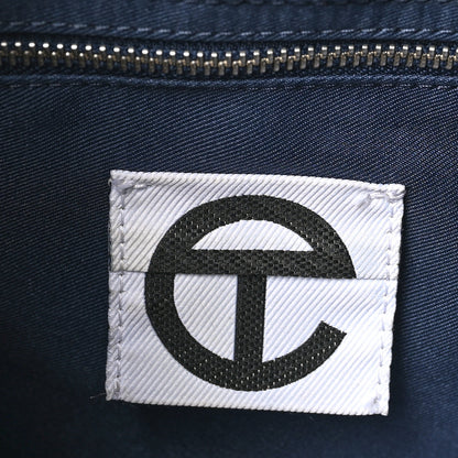 Telfar Vegan Leather Medium Shopping Bag Navy 6 of 9