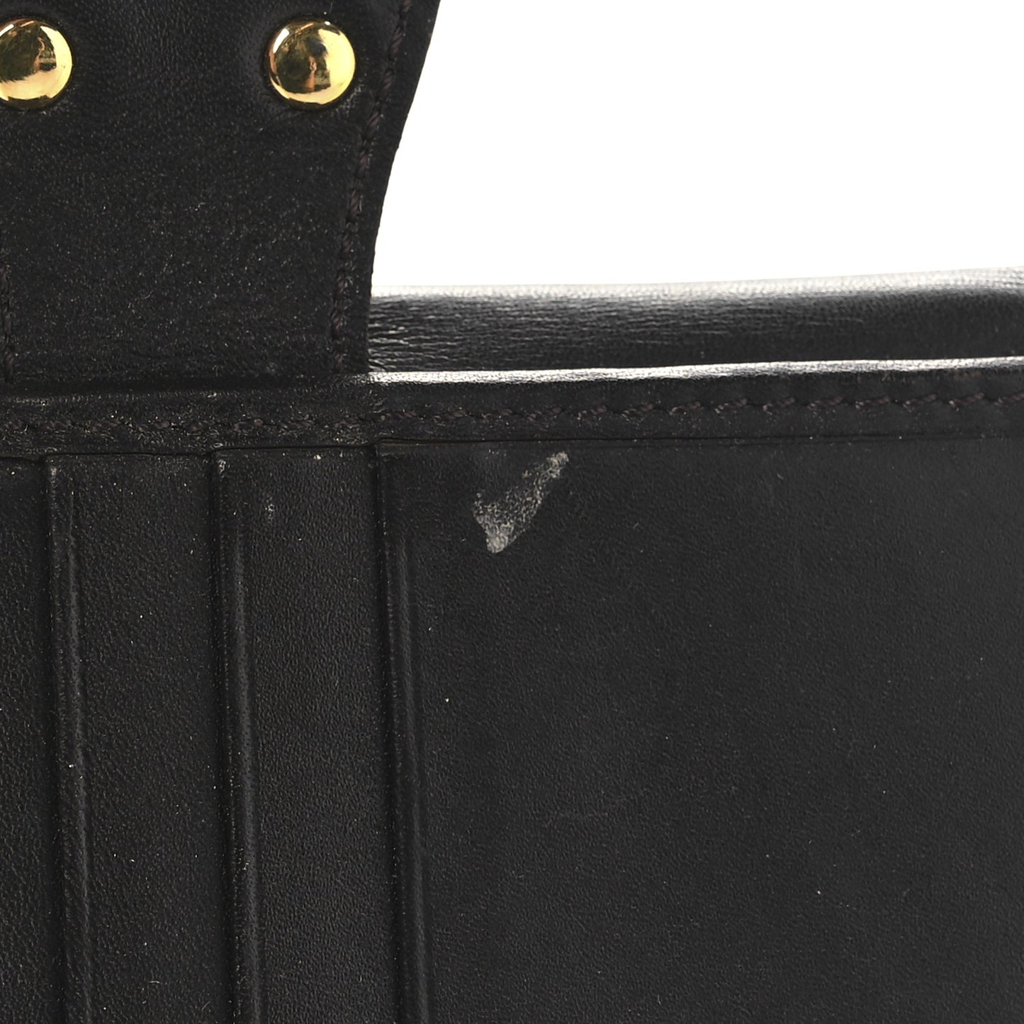 Zucca Cuoio Lucido Compact Wallet Tobacco Moro