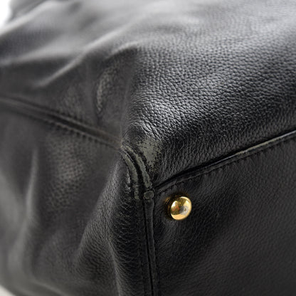 Chanel Calfskin Cerf Executive Shopper Tote Black 10 of 17