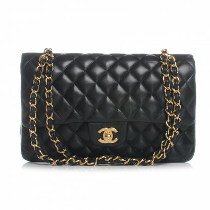 Chanel Lambskin Medium Double Flap Black 1 of 7