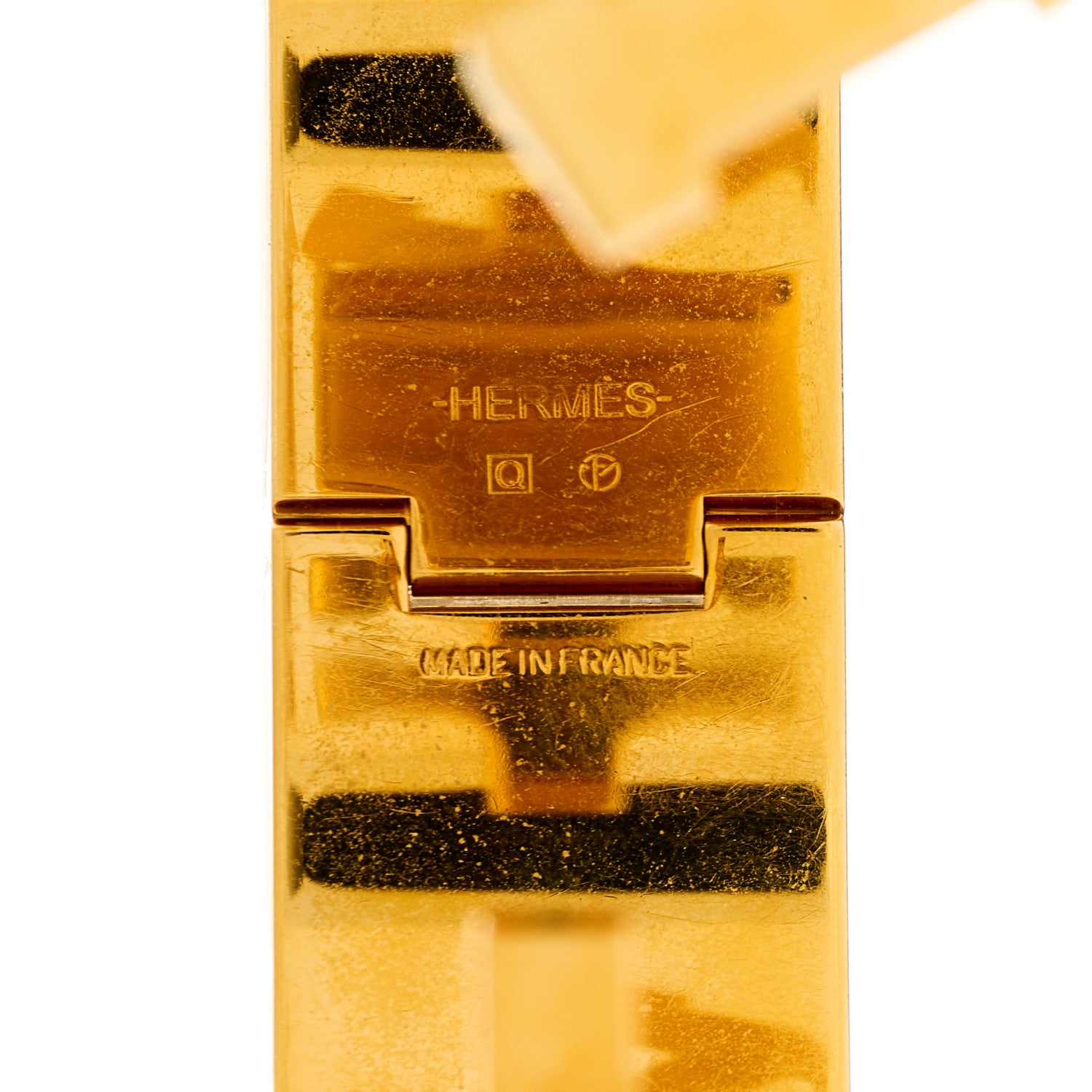 Hermes Enamel Wide Clic Clac H Bracelet PN Orange 3 of 3