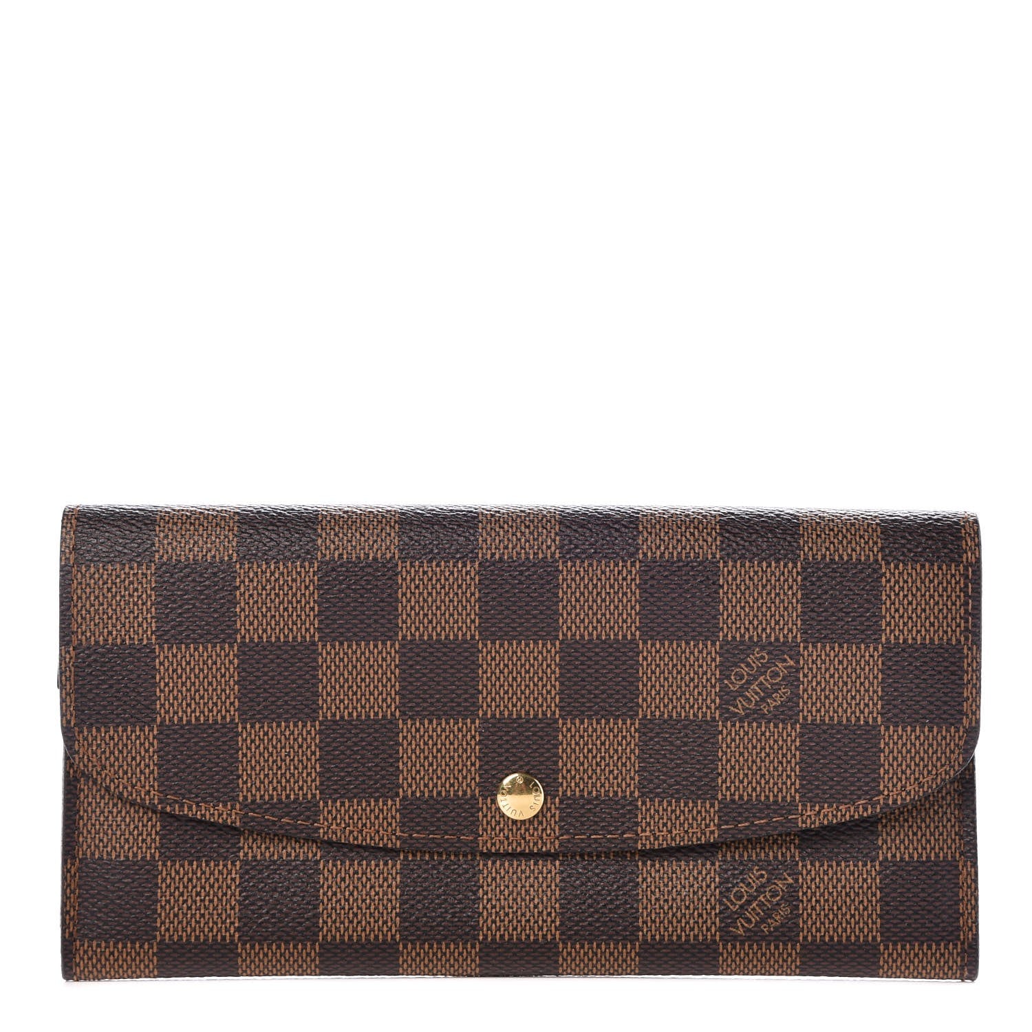 Louis Vuitton Damier Ebene Emilie Wallet 1 of 8
