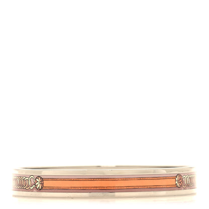 Hermes Enamel Printed Narrow Bracelet 62 3 of 5