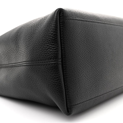 Gucci Pebbled Calfskin Medium Soho Chain Shoulder Bag Black 9 of 11