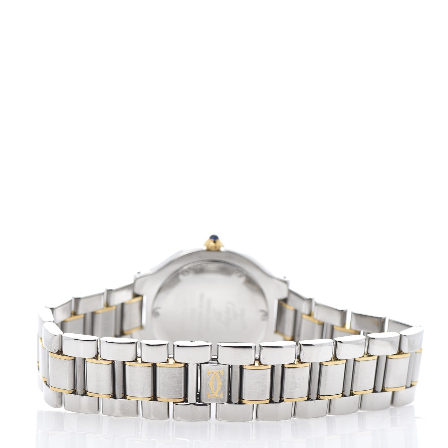 Stainless Steel 18K Yellow Gold 31mm Must De 21 Quartz Watch