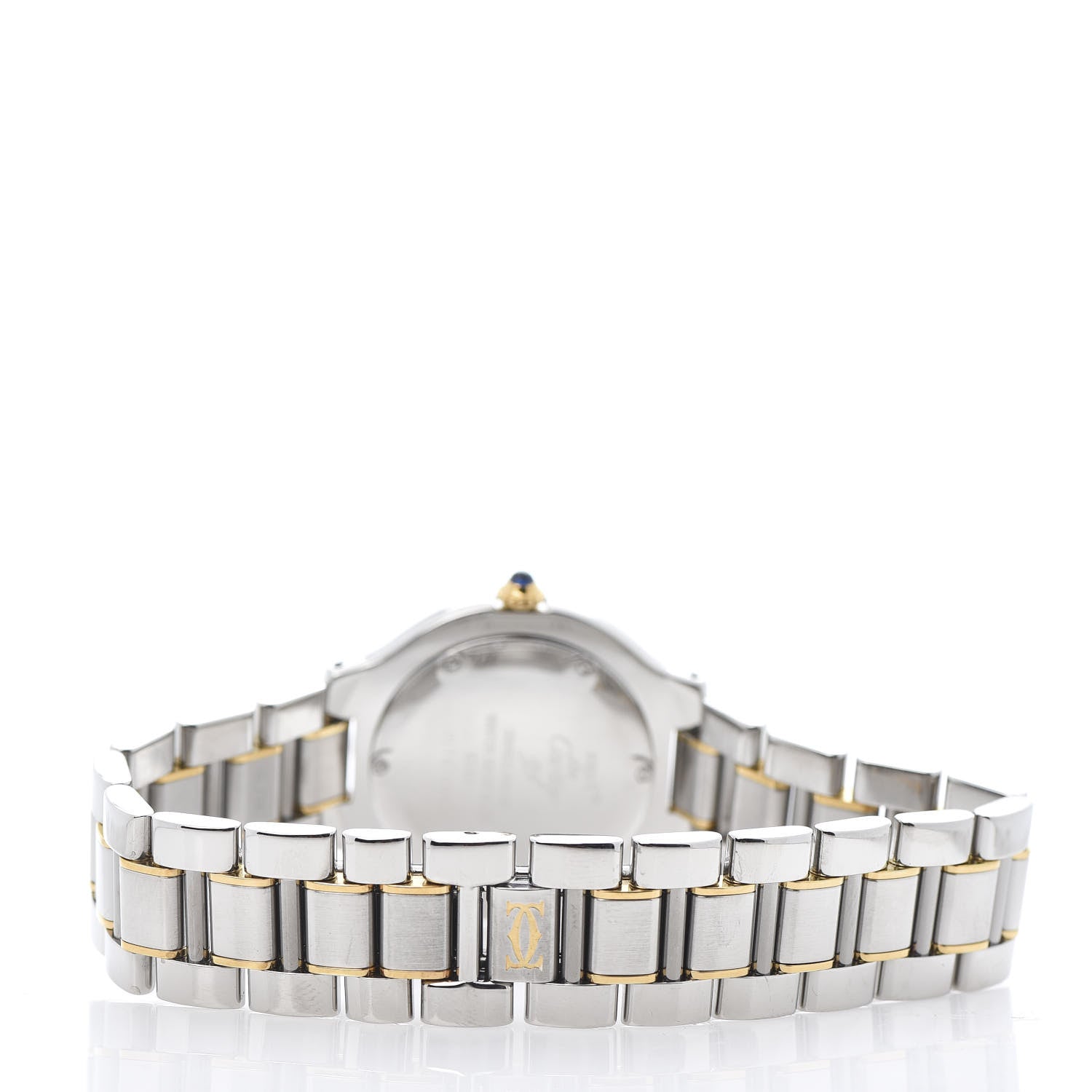 Cartier Stainless Steel 18K Yellow Gold 31mm Must De 21 Quartz Watch 4 of 6