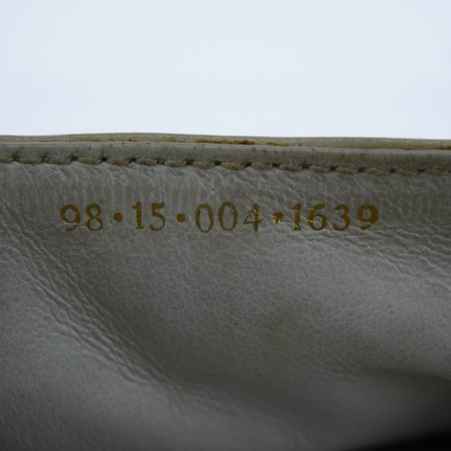 Leather Blondie Clutch