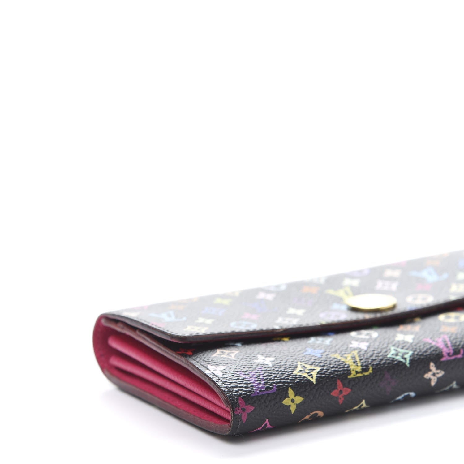 Louis Vuitton Monogram Multicolor Sarah Wallet Black Grenade 6 of 11