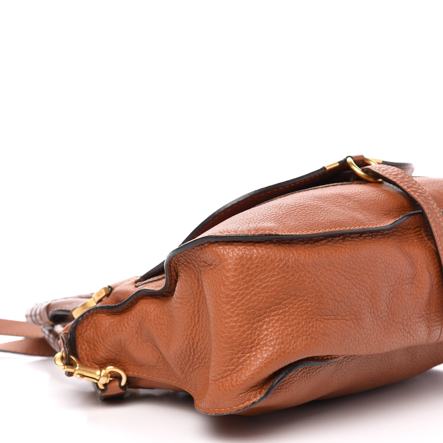 Chloe Calfskin Medium Marcie Satchel Tan 10 of 16