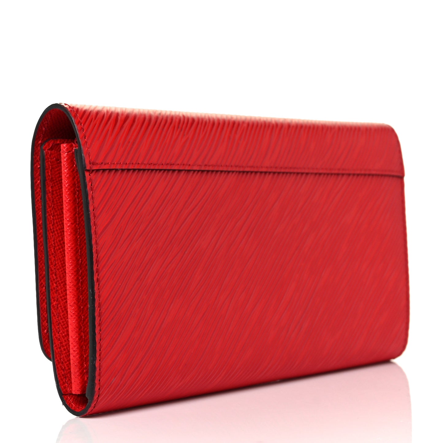 Epi Twist Wallet Coquelicot