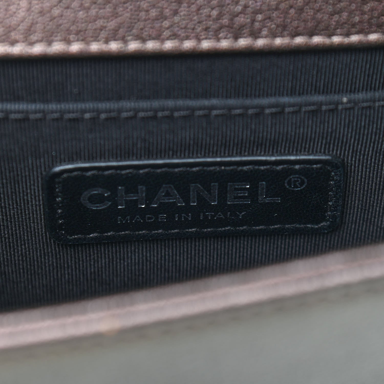 Chanel Iridescent Goatskin Quilted Small Boy Flap Brown 10 of 16