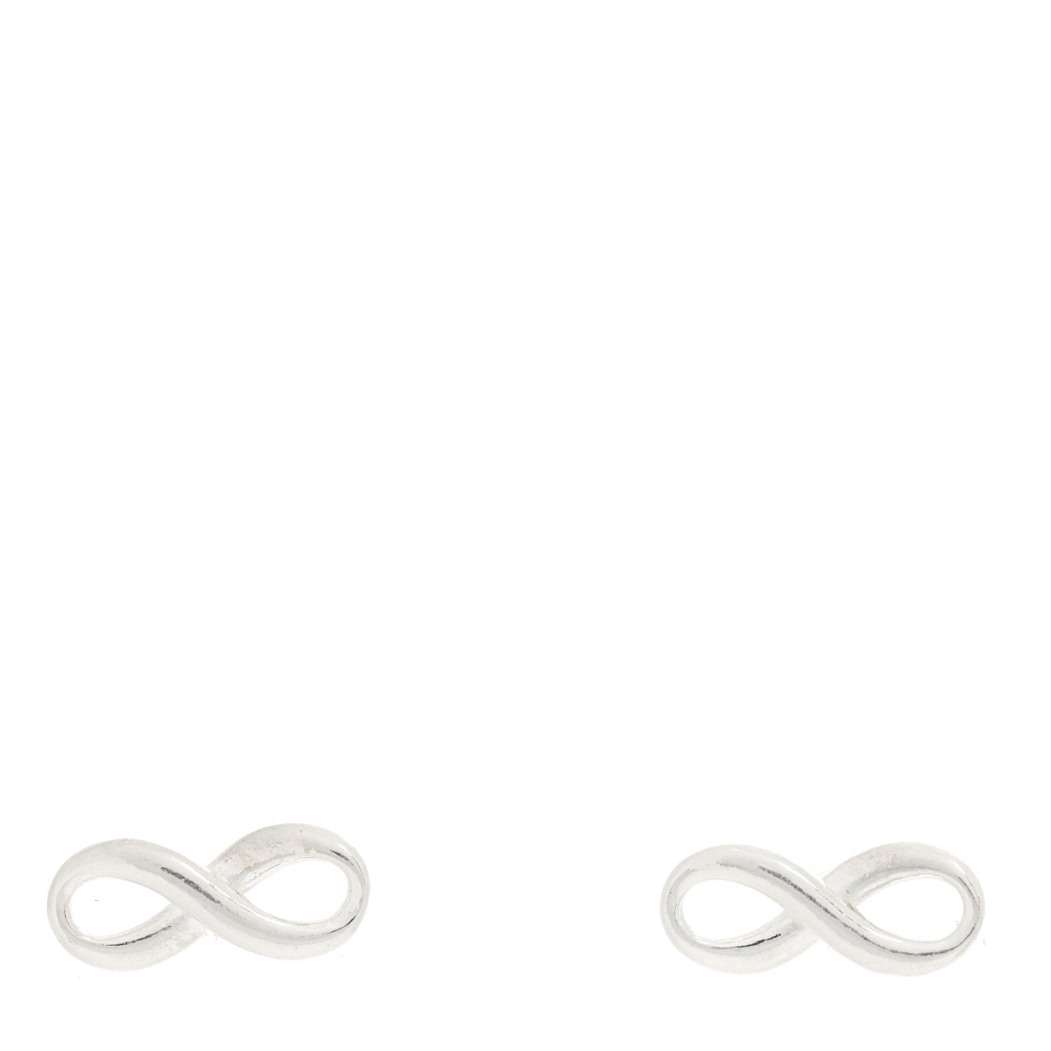 Tiffany Sterling Silver Infinity Earrings 1 of 4