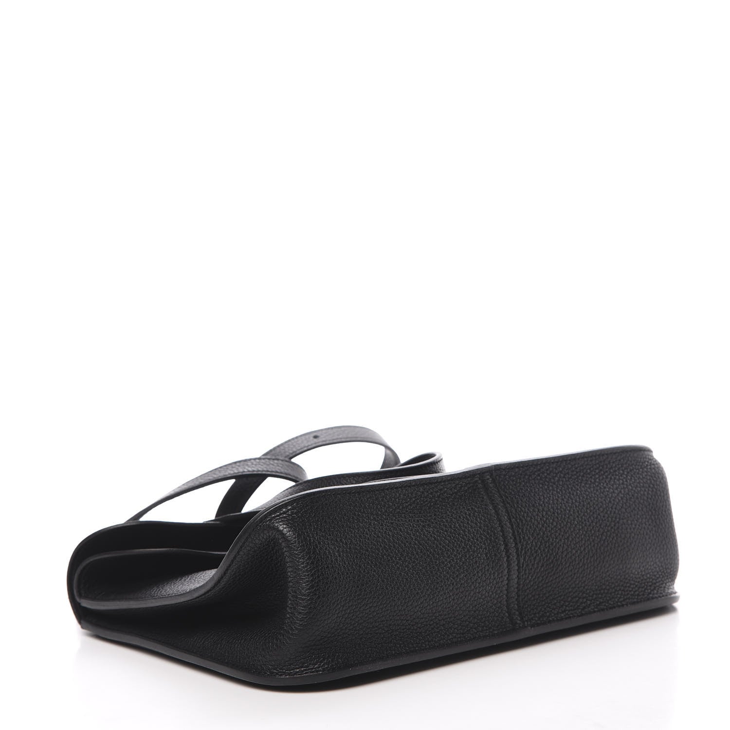 Hermes Taurillon Clemence Halzan 31 GM Black 6 of 12