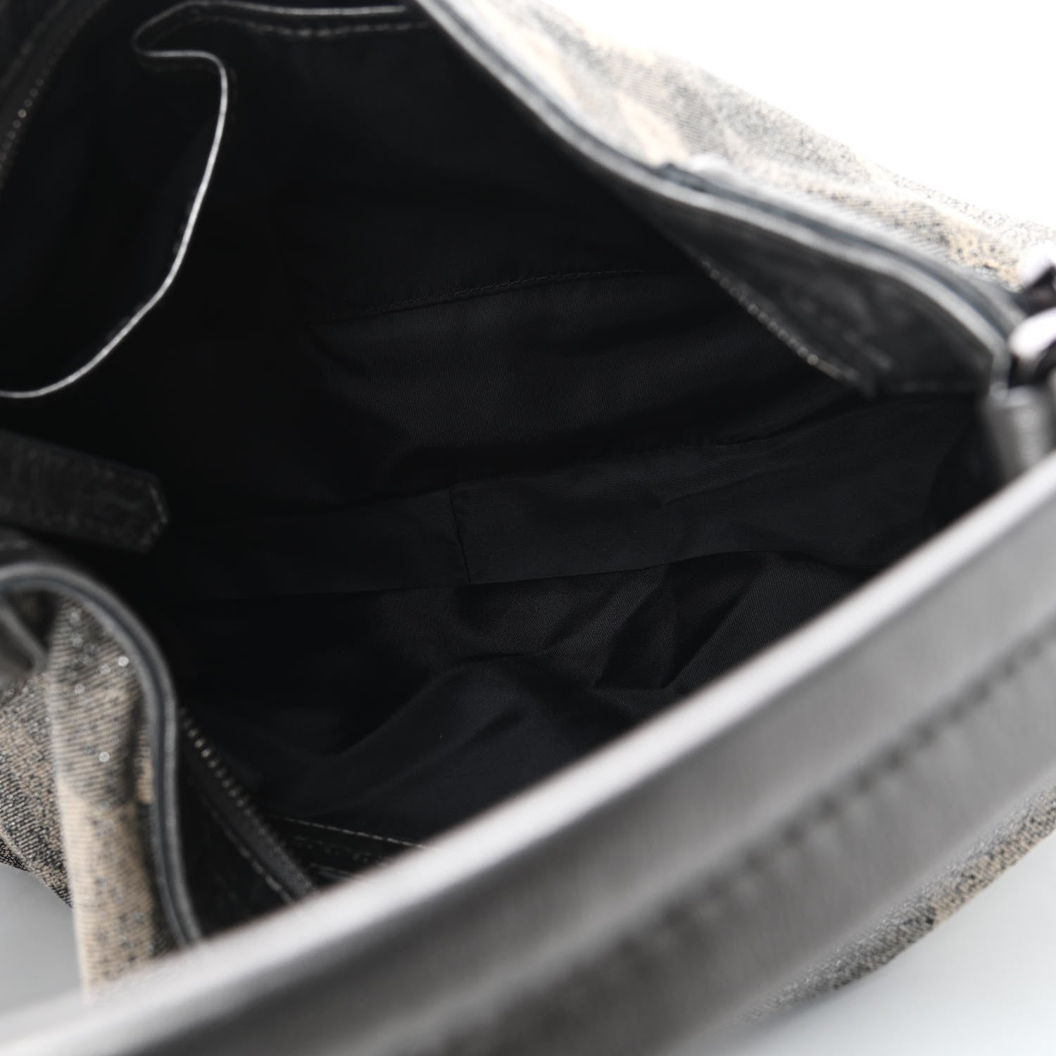 Burberry Shimmer Check Medium Fairby Hobo Pewter 5 of 9