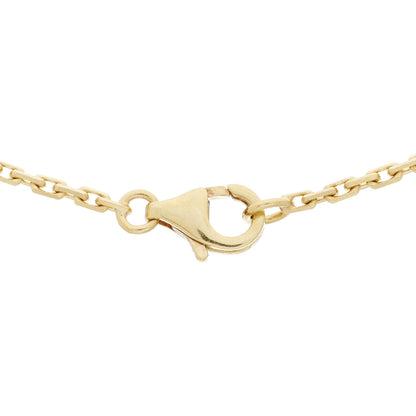 Cartier 18K Yellow Gold Diamond Interlocking LOVE Necklace 6 of 8