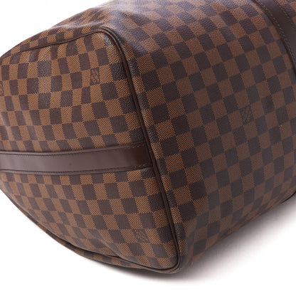 Louis Vuitton Damier Ebene Keepall Bandouliere 55 6 of 8
