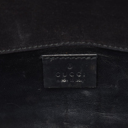 Gucci Patent Microguccissima Small Broadway Clutch Black 7 of 8